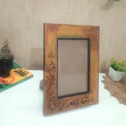 Mustard Marble Table Photoframe by Disoo Fashions-picture-46