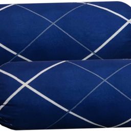 Round Bolster Microfibre Stripes Bolster Pack of 2-image-58