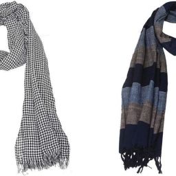 Self Design Pure Cotton Men Multicolor Fancy Scarf-image-53