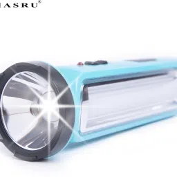 RECHARGEABLE LED TORCH LIGHT SOURCE 10W LASER LED + TUBE 1 hrs Torch Emergency Light-24