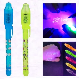 Invisible Ink Pen with Uv Light Spy Pens Magic Marker for Secret Message PC-2-10