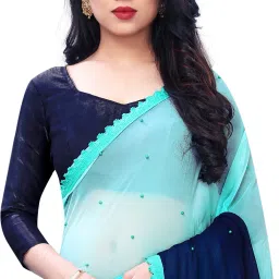 Unstitched Georgette Blouse Material Solid-image-22