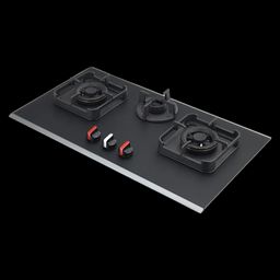 KAFF Crystal Noir 823 Glass Top 3 Burner Automatic Hob (Full Flame Failure Device, Black)-image-32