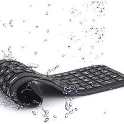 FKU Flexible Foldable Wired USB Laptop-size Laptop Keyboard Compatible with Desktop, Laptop, Mac image 4