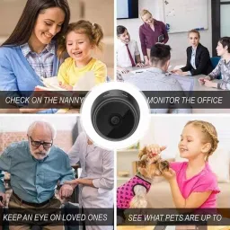 homeeye A9 Magnetic Live Stream Wireless Security Camera Mult-view Video Rechargeable Drone image 4