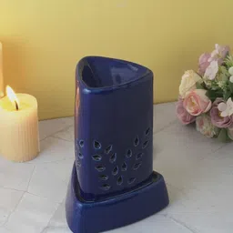 The Decor Mart Blue Ceramic Aroma Oil Diffusers-image-52