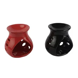 CDI Red & Black Set Of 2 Ceramic Aroma Oil Diffusers image 4
