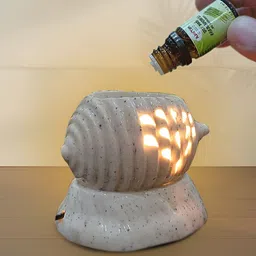 MITHILA Handicrafts Electric Ceramic Shank Diffuser With Aroma Oil image 4