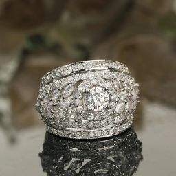 Big Crown AD Ring GE Alloy Silver Plated Ring-image-86