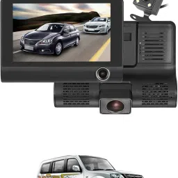 170 Degree/3 Lens G-Sensor 4Inch 3 Way DVR Video Recorder For Car Black LCD-image-33