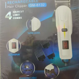 Geemy Propessional GM 6132 rechargeable degital hair clipper trimmer Trimmer 120 min Runtime 4 Length Settings-image-30