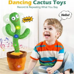 Swing Dancing Cactus Electric Glowing Sing And Talking Musical Toy Kids-8