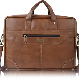 veneer Men Tan Messenger Bag - Extra Spacious-picture-29