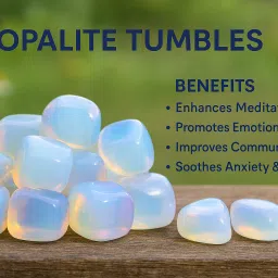 OPALITE TUMBLE STONE Polished Angular Crystal Stone-image-4
