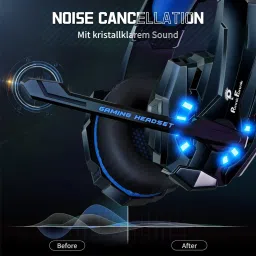 punnkfunnk PRO VERSION STYLIST WITH MICROPHONE Wired Gaming Headset image 5