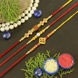 Religious Trendy_JMMM_Z828 Assorted Rakhi Set-image-91