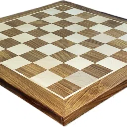 16" Square wooden chessboard Brown 45 cm Chess Board-picture-28