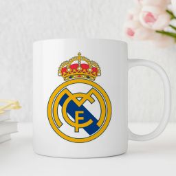 printed football team real madrid cup Ceramic Coffee Mug-image-3