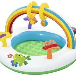 World Of Toys - Safawi Trading - Inflatable playground Playpen 91cm Colorful Inflatable Swimming Pool-image-19