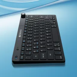 ZEBRONICS ZEB-NWK-2 Wireless Standard Desktop Keyboard Multidevice connectivity with 78 keys, Multimedia Controls & On/Off Switch image 2