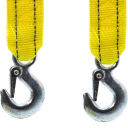 zeitel 13ft Tow Rope for Car, Heavy Duty Tow Strap with Hooks Polyester Webbing Towing 400 m Towing Cable image 4