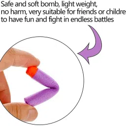 shreenik Colourful Soft Foam Dart for Nerf Refill Darts for N-Stike _30pis_multicolour Soft Tip Dart image 2