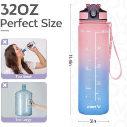 lunch box 1000 ml Water Bottle-image-7
