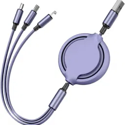 TECHGEAR 3-in-1 USB Charge Cord Compatible with iPhone/Type C/Micro USB for All MOBILE USB Adapter-9