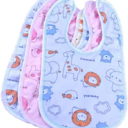 Baby Bibs, Apron Super Fast Dry-Waterproof, Super Soft & Pure Cotton-image-5