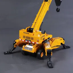 navrangi Diecast lifting crane model container crane toys quality engineering vehicle image 3