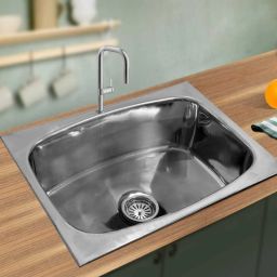 INOCI 20x17x8 Iron Series Stainless Steel Bowl Shape Kitchen Sink Vessel Sink-image-47
