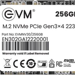 EVM M.2 NVMe (2230) 256 GB All in One PC's, Desktop, Laptop Black PCIe NVMe Internal Solid State Drive (SSD) (EVMNV30/256GB)-21