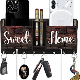 Key holder for home wall kitchen room office livingroom Wood Key Holder-image-90