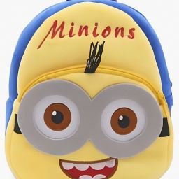 MINIONS Premium Quality Soft Children, Kids, Baby, Velvet Traveling & School Backpack NEW School Bag School Bag-image-29