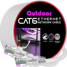 Sadow LAN Cable 20 m Outdoor 20 Meter CAT-6 Network RJ45 Ethernet Patch Cord-8