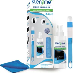Klenzmo Screen and Lens cleaner with microfiber cloth and Brush for Computers, Mobiles, Laptops-17