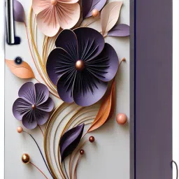 125 cm 3D Modern Design Fridge Sticker | Self Adhesive | Waterproof for Fridge Removable Sticker-image-70