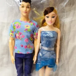 Lovely Couple Set Role Playing combo with Movable Joints & Palm(1 Set-Multicolor-image-90