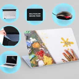 SDM 6IN1LAPTOPSKIN,SCREEN&KEYGAURD PROTECTOR,TRACKPAD,SLEEVEBAG,MOUSEPAD15.6INCH366 Combo Set-image-70