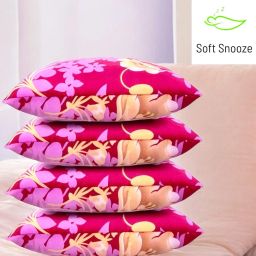 Ultra Soft Luxury Microfibre Floral Sleeping Pillow Pack of 4-image-54