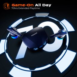 triggr Kraken X1 Plus with Dual Pairing, Battery Display, Quad ENC, 70H Battery, v5.3 Bluetooth Headset image 5