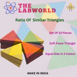 the labworld Similar Triangles Ratio Math Learning Set, 32 Pieces, Soft Foam Triangles image 4
