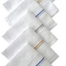 MITSURU Men's / Boy's Hankey ["White"] Handkerchief-56