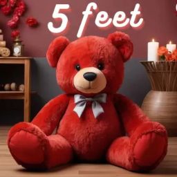 5 feet teddy bear premium quality - 170 cm-13