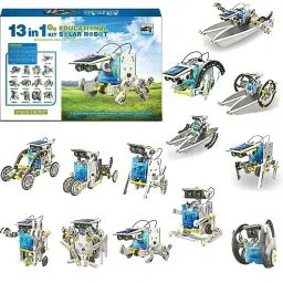 lezomzy 13-in-1 Solar Power Robots Creation Toy, Educational Experiment DIY Robotics Kit image 2