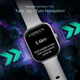 boAt 3 w/ Turn By Turn Navigation, 2.01" Screen, Crest App, QR Code Tray Smartwatch image 3