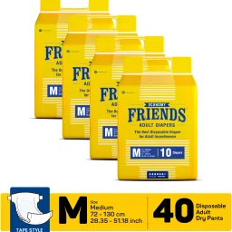 Economy Adult Diaper Tape Style with odourlock and Anti-Bacterial Absorbent Core Adult Diapers - M-image-30