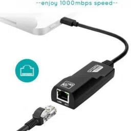 viaxos Type C to LAN TypeC Gigabit Ethernet LAN 1000Mbps, Plug & Play Lan Adapter image 4