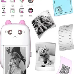 HINATA Thermal Printer for Prints Picture,List,Memo Compatible with iOS And Android THERMAL image 5