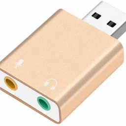 LipiWorld Color May Be Very Aluminum USB External Stereo Sound Card Phone Converter-29